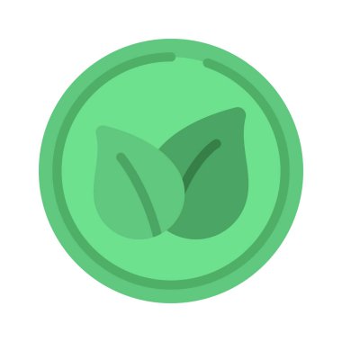 Çevre dostu ağ simgesi vektör illüstrasyonu