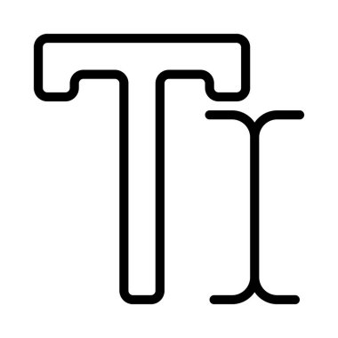 Tip ağ simgesi vektör illüstrasyonu