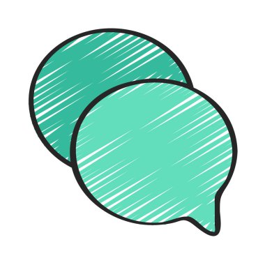 ileti simgesi, vektör illüstrasyonu 