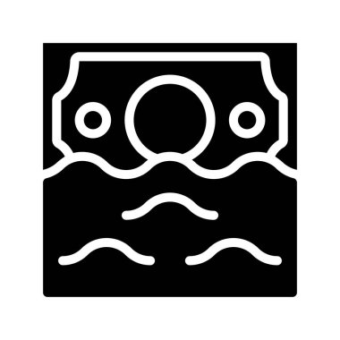 Cash Flow Web simgesi vektör çizimi