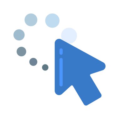 Ok web simgesi vektör illüstrasyonu yükleniyor