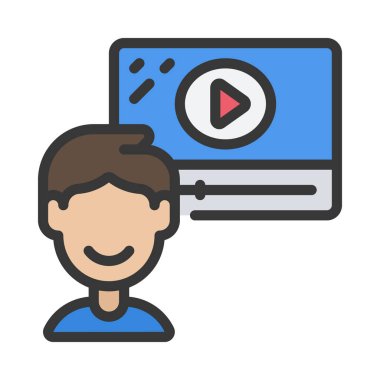 Çevrimiçi Rota Web ikonu vektör illüstrasyonu