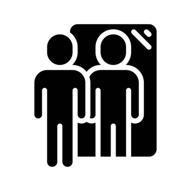 Kişisel Yansıma Vektör Çizimi Tasarımı