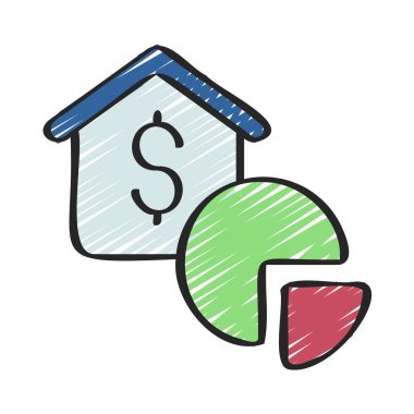 Eşitlik Salımı Web simgesi vektör illüstrasyonu