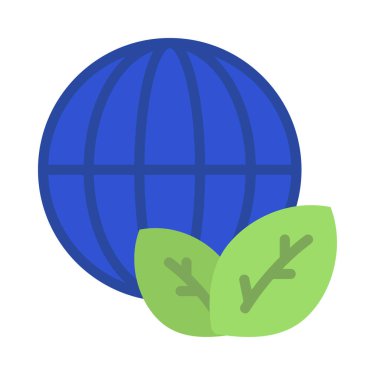 Globe Web simgesi vektör illüstrasyonunu Bırakıyor