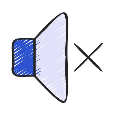 Ses simgesi vektör illüstrasyon tasarımı