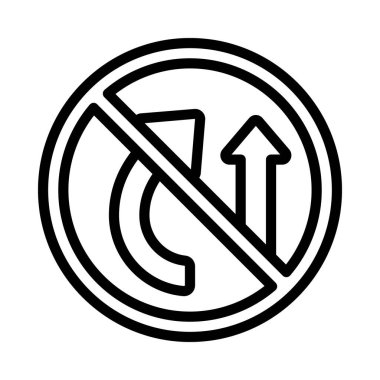 Web simgesi vektör illüstrasyonunu Geçmek Yok