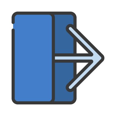 Çıkış Kapı Arrow web simgesi vektör illüstrasyonuName