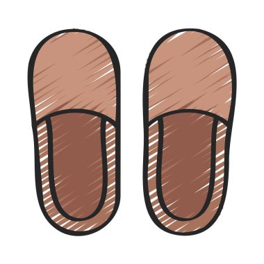 terlikler web simgesi vektör illüstrasyonu