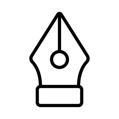 Kalem aracı simgesi, vektör çizim