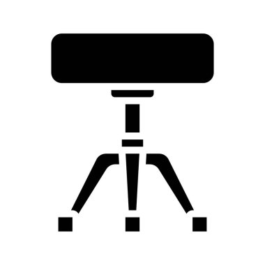  Tabure vektör simgesi, illüstrasyon 