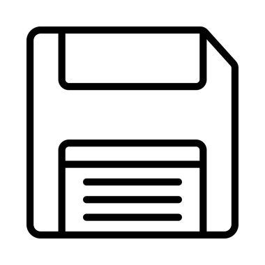 Disket Disk vektör illüstrasyonunu kaydet