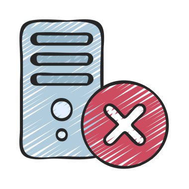 kişisel bilgisayar simgesi, vektör illüstrasyonu basit tasarım