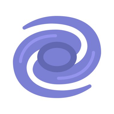 Nebula web simgesi vektör illüstrasyonu