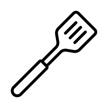 Spatula web simgesi vektör çizimi