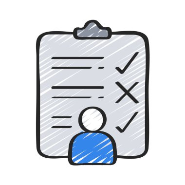 Kullanıcı Araştırması Web simgesi vektör illüstrasyonu