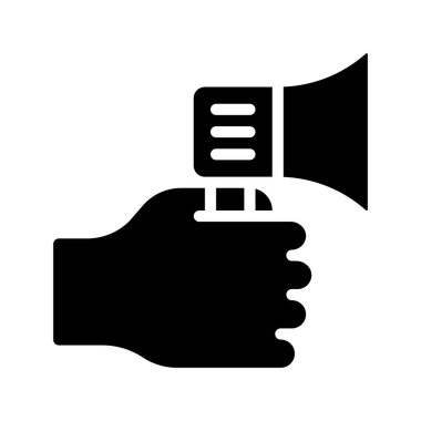 Pazarlama El Ağı simgesi, vektör illüstrasyonu                      