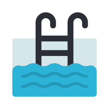 Yüzme Havuzu konsepti vektör çizimi 