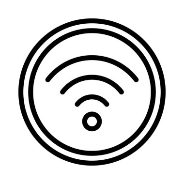 wifi işaret simgesi vektör illüstrasyonu