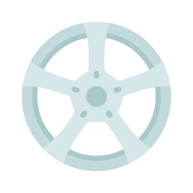 Wheel Rim web simgesi vektör illüstrasyonu
