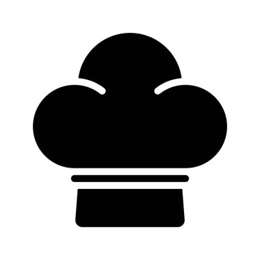 Şef Şapka web simgesi vektör illüstrasyonu