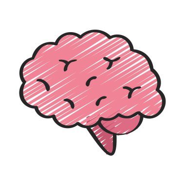 Bilgi Beyni Web simgesi vektör illüstrasyonu