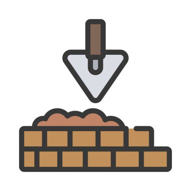 Tuğla Döşeme Ağı vektör çizimi