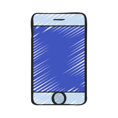 Eski Mobil Web simgesi vektör çizimi