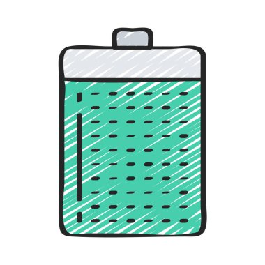 Telefon Bataryası Web simgesi vektör çizimi