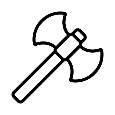 Axe araç simgesi, vektör illüstrasyonu