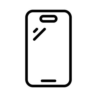 Akıllı Telefon Web simgesi düz tasarım, vektör illüstrasyonu