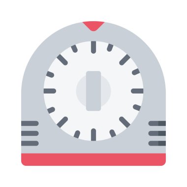 Zamanlayıcı web simgesi, vektör çizim.              