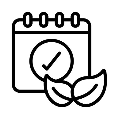 Uzun Vadeli Sürdürülebilirlik Ağı vektör illüstrasyonu