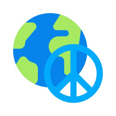 Yerküre simgesi vektörü beyaz arkaplanda izole edildi, Dünya küre işareti