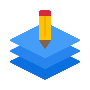 Düzey Tasarım Web simgesi vektör çizimi