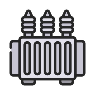 Transformer ağ simgesi vektör çizimi