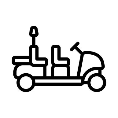 Havaalanı Hata simgesi, vektör illüstrasyonu