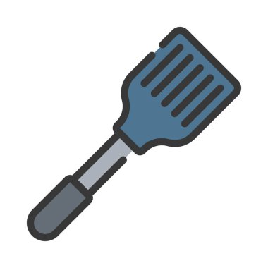 Spatula web simgesi vektör çizimi