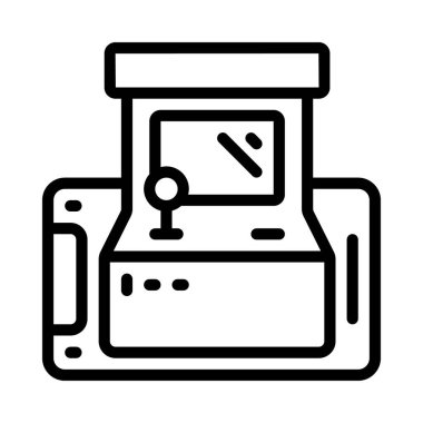 Arcade Oyun Web simgesi vektör çizimi