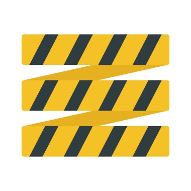 Tehlike Teybi Web simgesi vektör çizimi