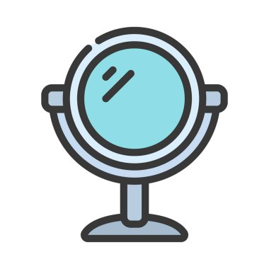 Ayna Web ikonu vektör illüstrasyonunu Yapılandır