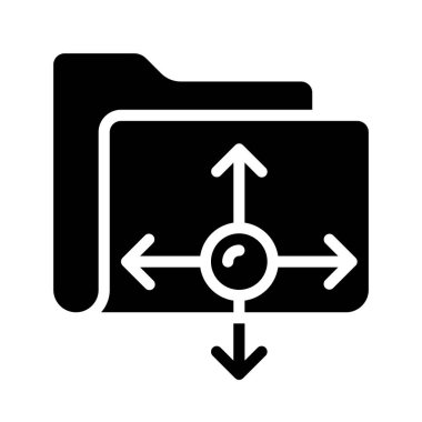 Dizin simgesini, vektör illüstrasyonunu taşı  