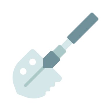 Taktiksel Kürek ağ ikon vektör çizimi