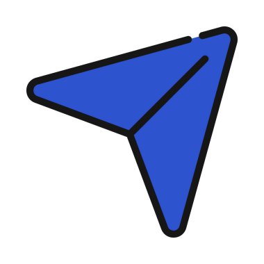 Sağ Ok web simgesi vektör resimlemesi gönder