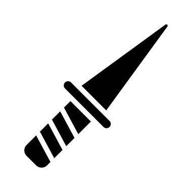 Noktalı Hançer Ağı ikon vektör çizimi