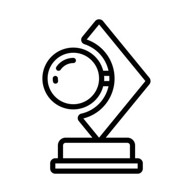 Oyunculuk Ödülü ikonu vektör illüstrasyon tasarımı