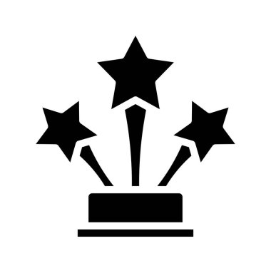 yıldızlar web simgesi vektör illüstrasyonu                                                  