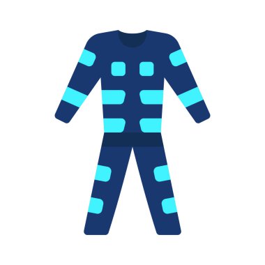 VR Suit simgesi, vektör illüstrasyonu basit tasarım