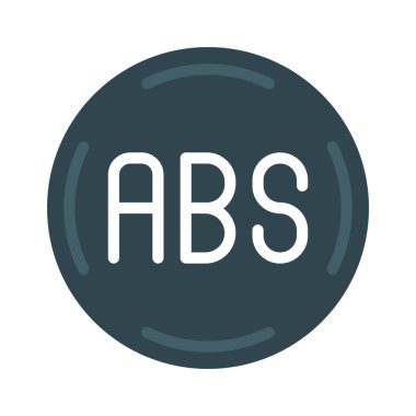 ABS hafif ağ simgesi vektör illüstrasyonu