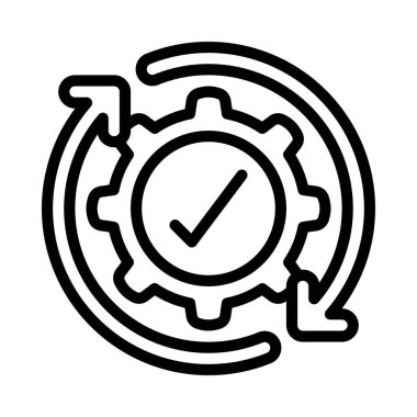 Gelişmiş Üretim Ağı vektör illüstrasyonu